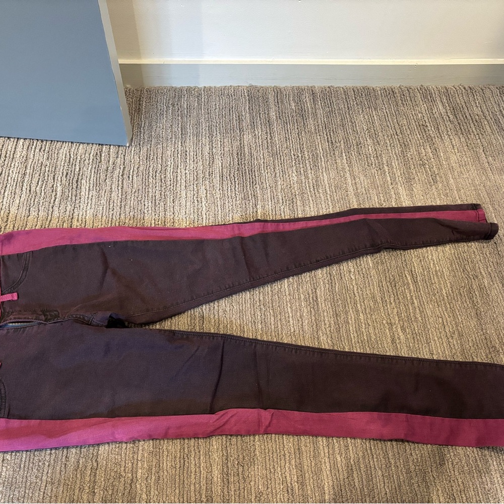 Flying Monkey two shades of purple Skinny Jeans